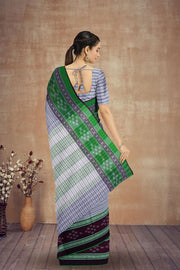 Grey Dhaniakhali Cotton Saree Without Blouse 10075212