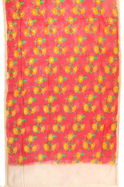 Yellow Chanderi Silk Cotton 2 Piece Salwar Suit Material 10077384