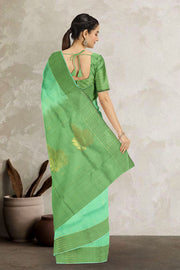 Green Kanjivaram Pure Silk Saree 10076098