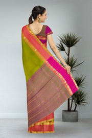 Green Kanjivaram Pure Silk Saree 10076075