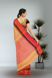 Cream Shantipur Tant Bengal Cotton Saree 10074979