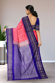 Pink Gadwal Kuttu Silk Saree 10075438