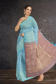 Blue Kanjivaram Pure Silk Saree 10076135