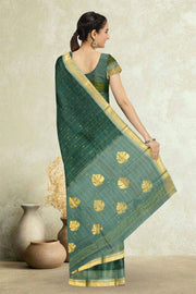 Green Kanjivaram Pure Silk Saree 10076099