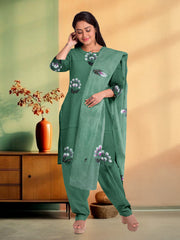 Green Hand Painted Co-ord Set 10073740