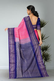 Pink Gadwal Kuttu Silk Saree 10075441