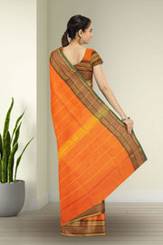 Orange Kanchi Cotton Saree 10067848
