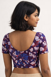 Multicolour Jahota Printed Cotton Blouse 10074484