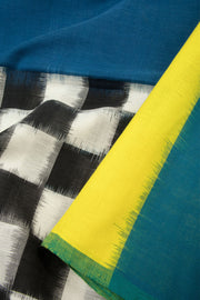 Multicolour Handloom Pochampally Ikat Cotton Saree - Avishya