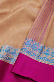 Brown Shantipur Tant Bengal Cotton Saree 10074973