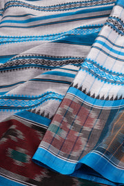 Grey Dhaniakhali Cotton Saree Without Blouse  10075211