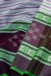 Grey Dhaniakhali Cotton Saree Without Blouse 10075212