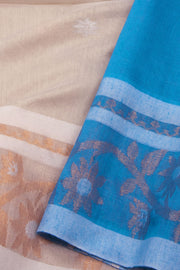 Brown Bengal Handwoven Cotton Saree 10075314