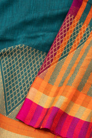 Green Bengal Handwoven Cotton Saree 10075324