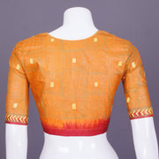 Brown Kantha Embroidered Tussar Blouse 10069585 - Avishya