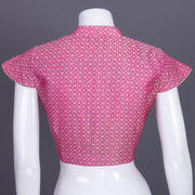 Pink Banarasi Cotton Blouse 10070446