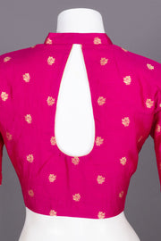 Pink Banarasi Silk Blouse 10073443