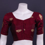 Maroon Banarasi Katan Silk Blouse 10076209