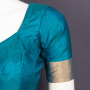 Summer Sea Green Kanjivaram Silk Blouse 10076640