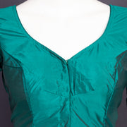 Deep Sea Green Kanjivaram Silk Blouse 10076642