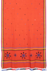 Neon Orange Bhujodi Kala Cotton Dupatta 10070531 - Avishya