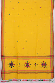 Cyber Yellow Bhujodi Kala Cotton Dupatta 10070532 -Avishya