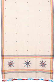 Off- White Bhujodi Kala Cotton Dupatta 10070534 - Avishya