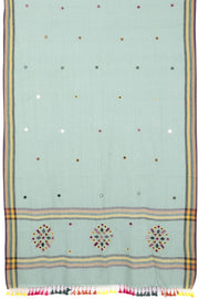 Pista Green Bhujodi Kala Cotton Dupatta 10070538 - Avishya