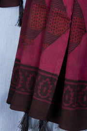 Brown Vanaspathi Modal Silk Cotton Stole 10075282