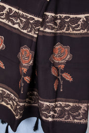 Brown Vanaspathi Modal Silk Cotton Stole 10075284