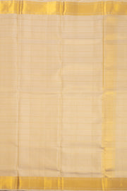 Sunkissed Beige Kanjivaram Silk 8 x 4 Stripes Dhoti With Gold Zari Border And With Shirt Material 10063277