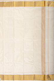 Mellow Gold Kanjivaram Silk 9 x 5 Dhoti With Gold Zari Border 10076408