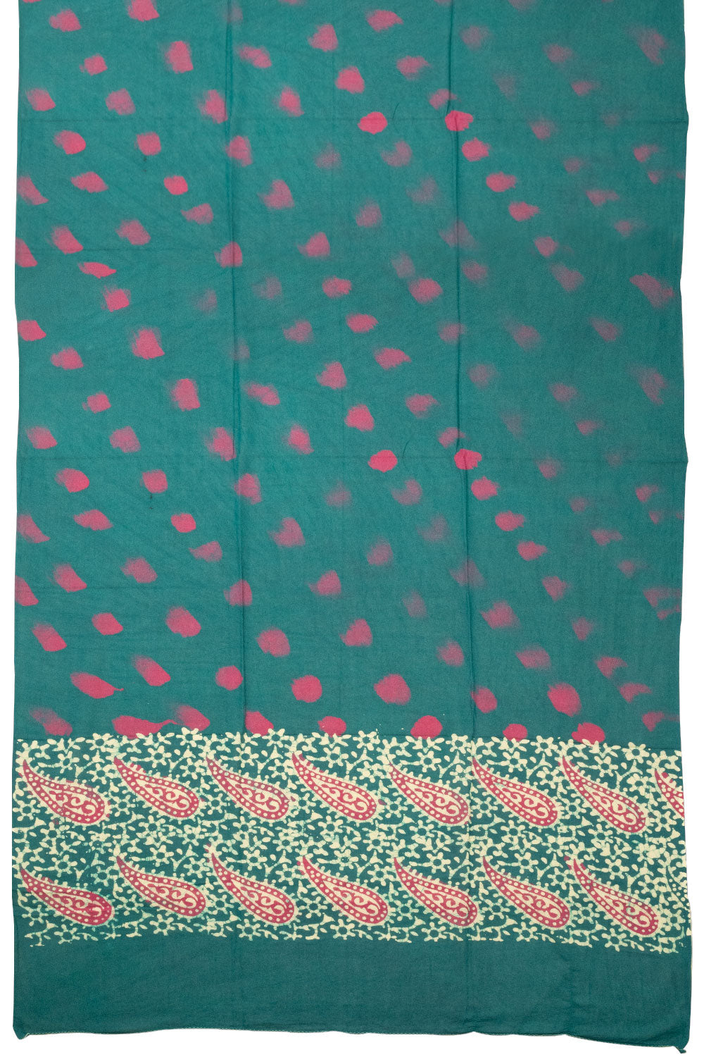 Pink Batik  Cotton 3-Piece Salwar Suit Material - Avishya