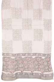 Sage Green 3-Piece Mulmul Cotton Salwar Suit Material