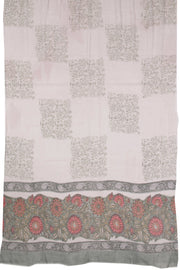 Sage Green 3-Piece Mulmul Cotton Salwar Suit Material 10070126