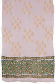 Sea Green 3-Piece Cotton Salwar Suit Material With Chiffon Dupatta 10070130