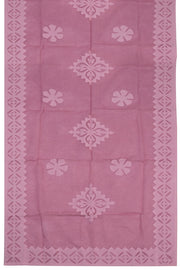 Onion  Pink Barmer Applique Embroidered Cotton 3 Piece Salwar Suit Material 10070149