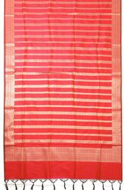 Red Banarasi Silk 3 Piece Salwar Suit Material 10073037