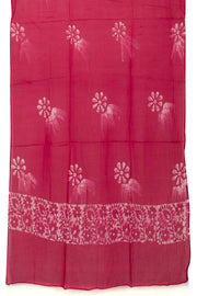 Pink Batik Printed 3-Piece Salwar Suit Material 10076003