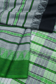 Grey Handloom Dhaniakhali Cotton Saree 10062595