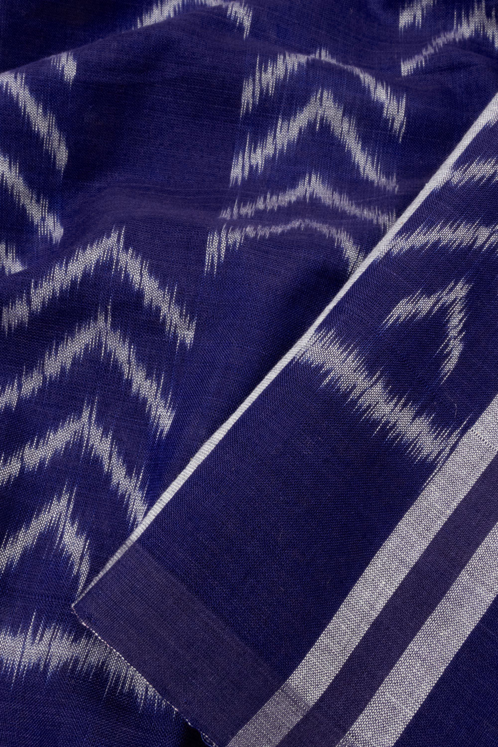 Blue Handloom Odisha Ikat Cotton Saree - Avishya
