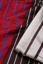 Brown Handloom Chanderi Silk Saree 10075504