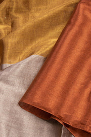 Multicolor Handwoven Chanderi Saree 10075511