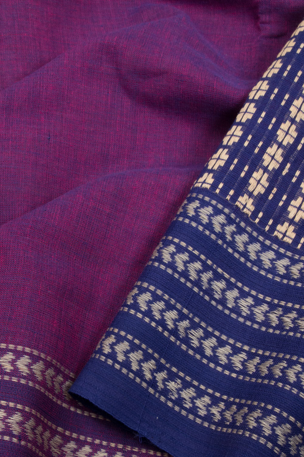 Purple Begumpuri Cotton Sarees 10068637 - Avishya