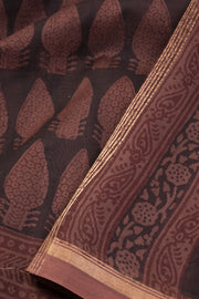 Black Bagh Printed Silk Cotton Saree 10071018