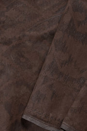 Brown Handloom Jamdani Style Cotton Saree 10074371