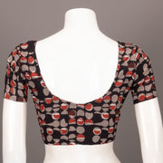 Black Hand Block Jahota Printed Cotton Blouse 10074495