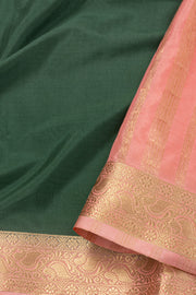 Leaf Green Semi Mysore Crepe Silk Saree  10077782