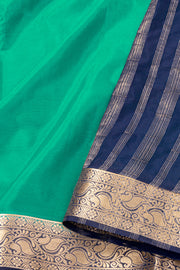 Green Semi Mysore Crepe Silk Saree 10077784