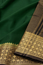 Green Semi Mysore Crepe Silk Saree 10077808